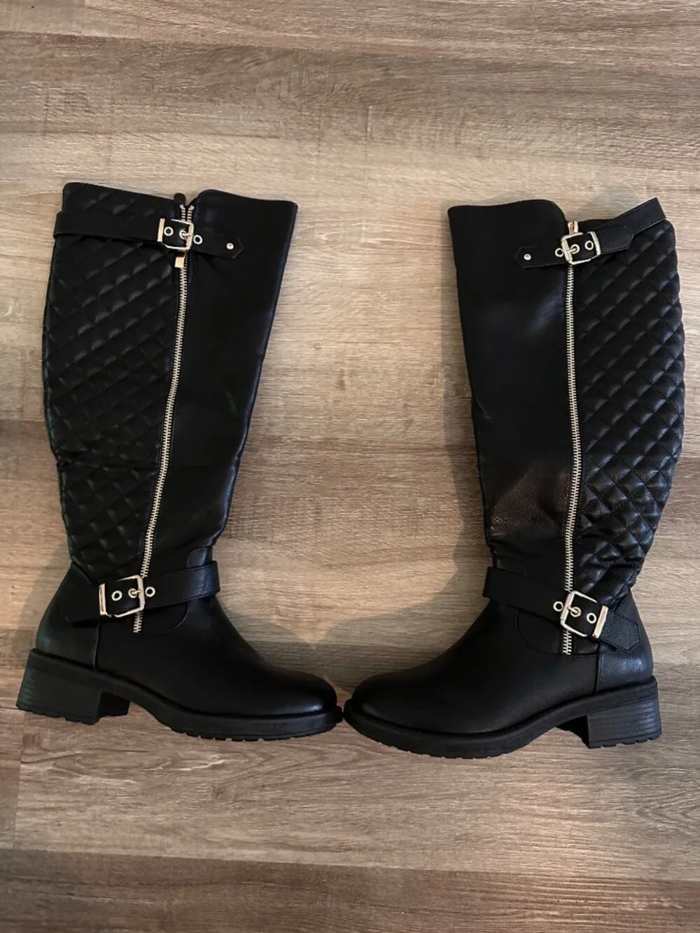 Dream Pairs black tall riding boots size 6.5
